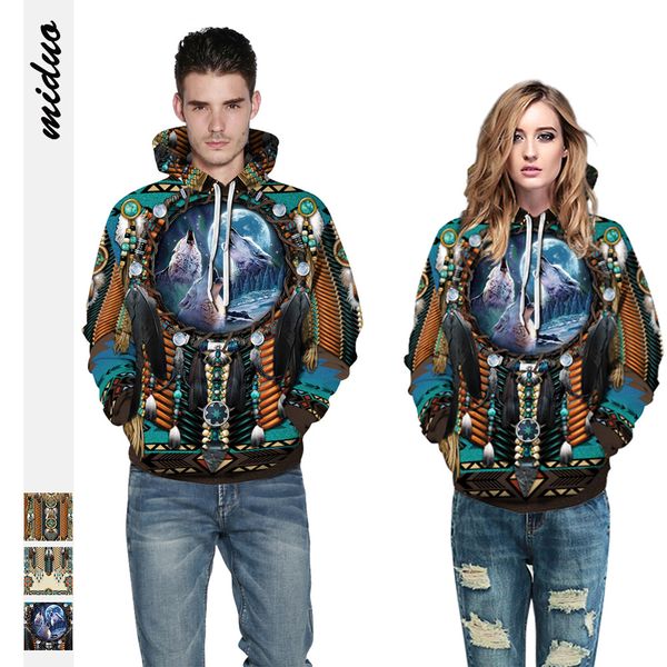women/men harajuku style 3d hoodies wolf moon feather funny print hooded sweatshirts female colorful hoody pullovers, Black
women/men harajuku style 3d hoodies wolf moon feather funny print hooded sweatshirts female colorful hoody pullovers, Black