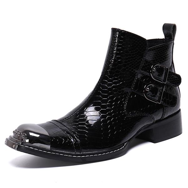 men's fashion martin boots cowboy knight western motorcycle full grain leather stage casual youth booties ankle snakeskin handmade shoes
men's fashion martin boots cowboy knight western motorcycle full grain leather stage casual youth booties ankle snakeskin handmade shoes