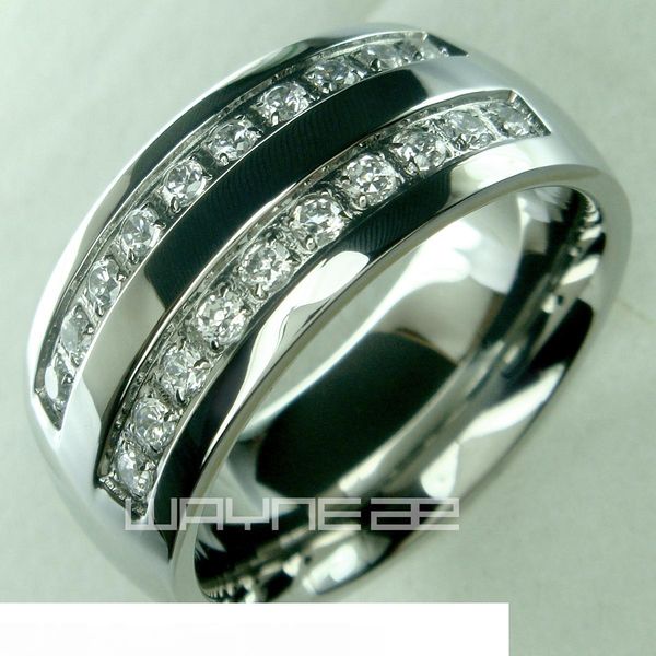 his mens stainless steel solid luxury ring band wedding engagment ring size from 8 9 10 11 12 1, Silver
his mens stainless steel solid luxury ring band wedding engagment ring size from 8 9 10 11 12 1, Silver