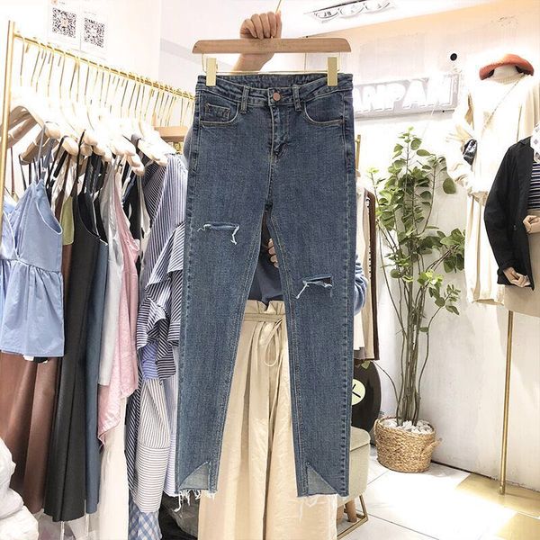 2018 new autumn hole vintage women's jeans korean vogue casual skinny denim trousers female fashion ladies blue pencil pants
2018 new autumn hole vintage women's jeans korean vogue casual skinny denim trousers female fashion ladies blue pencil pants
