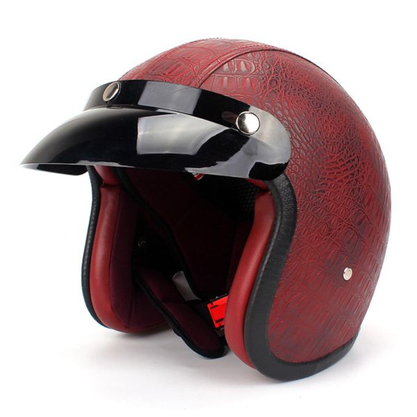 open face helmet motorcycle 2019 moto pu leather vintage helmet motorbike capacete da motocicleta bike red black
open face helmet motorcycle 2019 moto pu leather vintage helmet motorbike capacete da motocicleta bike red black