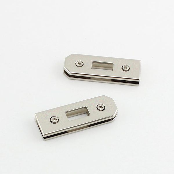 metal rectangle eyelets nickel lock hanger panel for bags diy hardware 46.5 mm, Black
metal rectangle eyelets nickel lock hanger panel for bags diy hardware 46.5 mm, Black