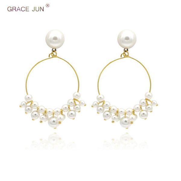 grace jun big circle geometric clip on earrings no pierced elegant fashion faux pearl lace flower charm neednt ear hole earrings, Silver
grace jun big circle geometric clip on earrings no pierced elegant fashion faux pearl lace flower charm neednt ear hole earrings, Silver