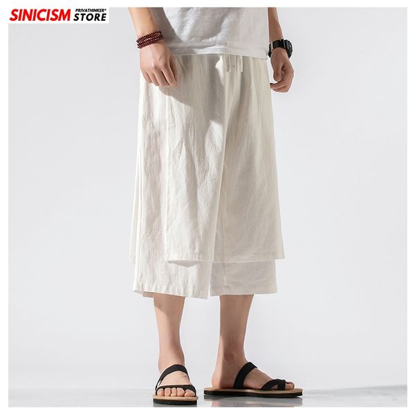 men's pants sinicism store chinese style solid men 2021 oversize vintage mens trousers male summer casual fake 2 piece, Black
men's pants sinicism store chinese style solid men 2021 oversize vintage mens trousers male summer casual fake 2 piece, Black