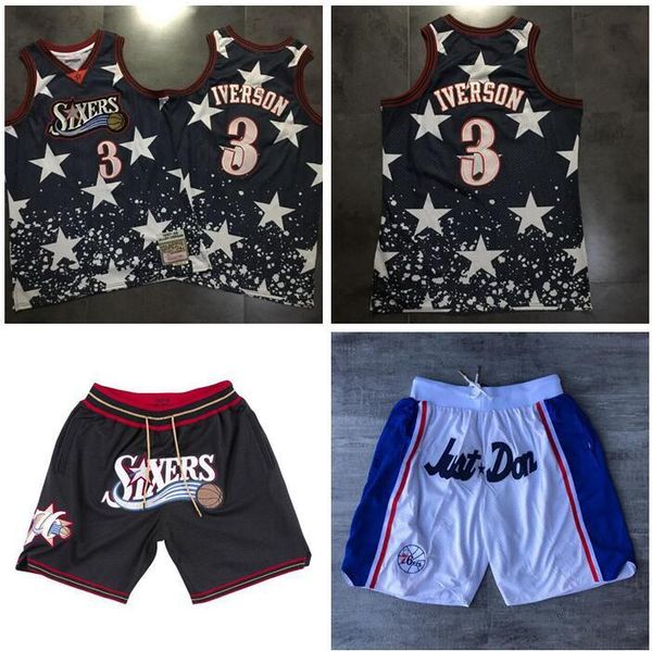 men's basketball philadelphia 76ers 3 allen iverson mitchell & ness 1997-98 black/white swingman jersey and pant, Black;red
men's basketball philadelphia 76ers 3 allen iverson mitchell & ness 1997-98 black/white swingman jersey and pant, Black;red