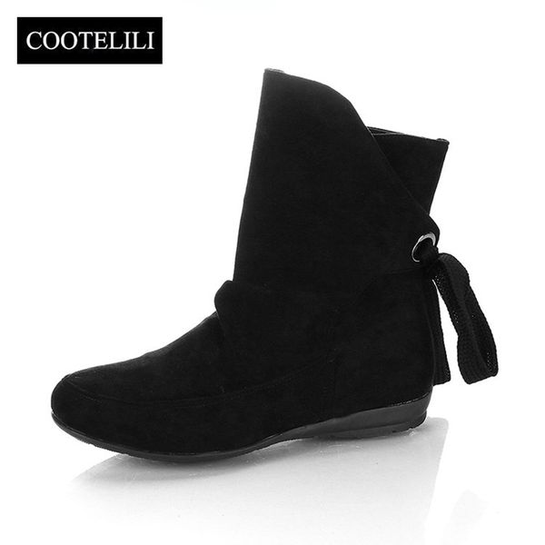 cootelili plus size ankle boots for women shoes lace-up ladies shoes fashion rubber boots women winter red black 41 42 43
cootelili plus size ankle boots for women shoes lace-up ladies shoes fashion rubber boots women winter red black 41 42 43