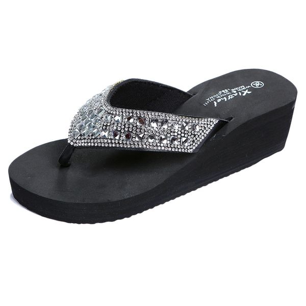 slippers women shoes flip-flops 2019 diamond ladies slipers leisure summer slippers fashion thickness wedges womens shoes, Black
slippers women shoes flip-flops 2019 diamond ladies slipers leisure summer slippers fashion thickness wedges womens shoes, Black
