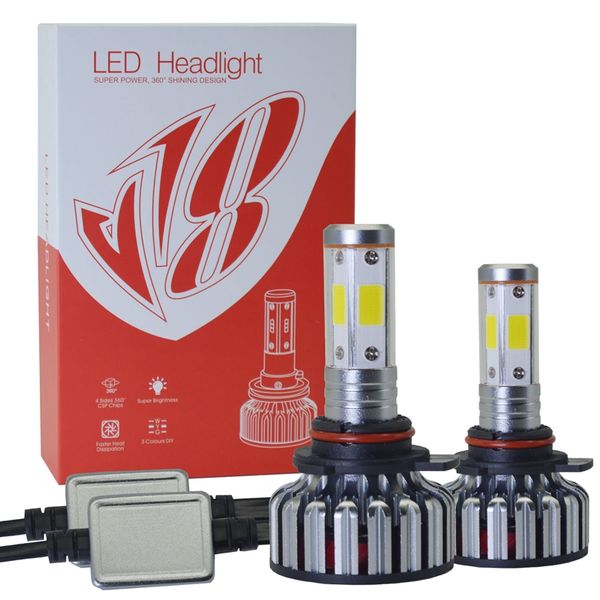 2pcs v18 4 face 8000lm csp car headlight 60w/ no dead angle lighting lamp 3 kinds of lights can be replaced 9012/hir2
2pcs v18 4 face 8000lm csp car headlight 60w/ no dead angle lighting lamp 3 kinds of lights can be replaced 9012/hir2