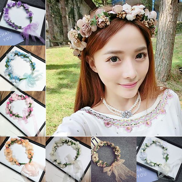 simulation wreath headdress bride bridemaid headband rose flower adjustable wedding beach hair accessories
simulation wreath headdress bride bridemaid headband rose flower adjustable wedding beach hair accessories