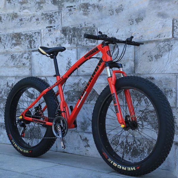 beach snow mountain bike variable speed 24/26 inches 21 24 27speed for adults bicycle 40 knife off-road 4.0 big tyre wide tyre
beach snow mountain bike variable speed 24/26 inches 21 24 27speed for adults bicycle 40 knife off-road 4.0 big tyre wide tyre