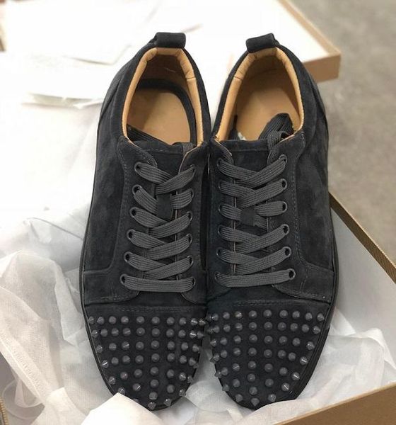 sneaker studded spikes men trainers red bottom shoes grey new designer brand flats 100% genuine leather for us 5-12, Black
sneaker studded spikes men trainers red bottom shoes grey new designer brand flats 100% genuine leather for us 5-12, Black