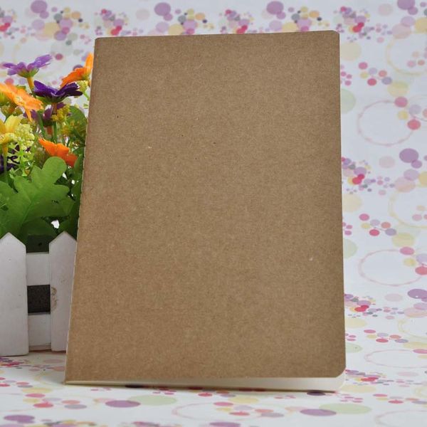 2019 A5 Notebooks Sketchbook Diary Drawing Painting Graffiti Small Soft Kraft Cover Blank Paper Notepads For Writing School Office Supplies