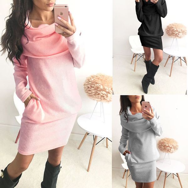 new women dresses clothing ladies autumn casual long sleeve party casual dress short mini dress women designer clothes, Black;gray
new women dresses clothing ladies autumn casual long sleeve party casual dress short mini dress women designer clothes, Black;gray