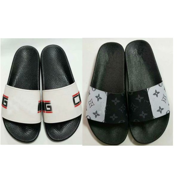 men 2019 designer sandals rubber new version leather flat sole wide slide slipper sandals with box, Black
men 2019 designer sandals rubber new version leather flat sole wide slide slipper sandals with box, Black