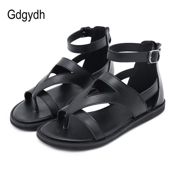 gdgydh 2020 new summer shoes women flip flop sandals flat with soft leather black zipper casual shoes female footwear comfort
gdgydh 2020 new summer shoes women flip flop sandals flat with soft leather black zipper casual shoes female footwear comfort