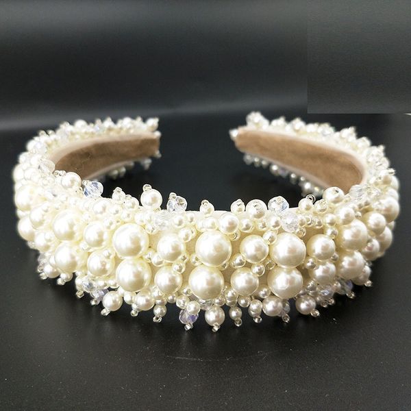 pearl headbands for women custom wedding tiaras and crowns for brides beaded headband star queen crown hair accessories, Golden;white
pearl headbands for women custom wedding tiaras and crowns for brides beaded headband star queen crown hair accessories, Golden;white
