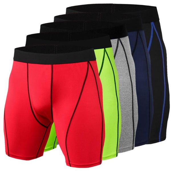 running shorts summer men's outdoor sports elastic tight fitness training underpants breathable quick drying cycling short pants, Black;blue
running shorts summer men's outdoor sports elastic tight fitness training underpants breathable quick drying cycling short pants, Black;blue