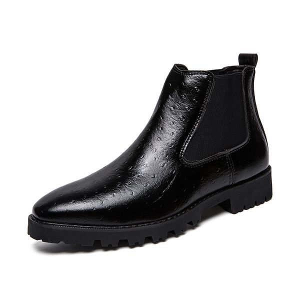 boots new style men's boots simple style men's shoes shoes with pointed toes high uppers casual everyday, Black
boots new style men's boots simple style men's shoes shoes with pointed toes high uppers casual everyday, Black