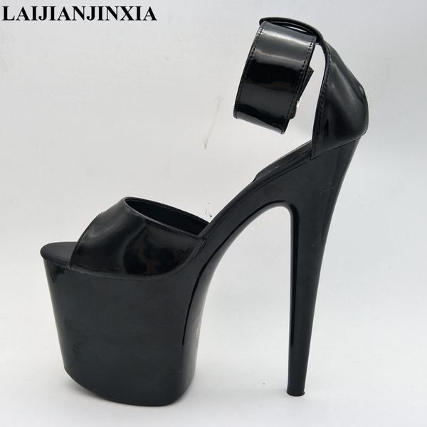 laijianjinxia 2020 new double straps women sandals 17cm spike heels thick platform summer women's shoes women open toe sandalias, Black
laijianjinxia 2020 new double straps women sandals 17cm spike heels thick platform summer women's shoes women open toe sandalias, Black