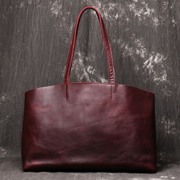 2020 new style simple genuine leather tote bag full-grain leather women's shopping bag versitile fashion shoulder
2020 new style simple genuine leather tote bag full-grain leather women's shopping bag versitile fashion shoulder