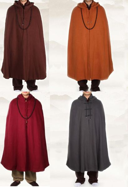 4colors meditation cloak warm thickening cotton buddhist monk suits robe winter cape coat gown clothing gray/red/brown, Black;red
4colors meditation cloak warm thickening cotton buddhist monk suits robe winter cape coat gown clothing gray/red/brown, Black;red