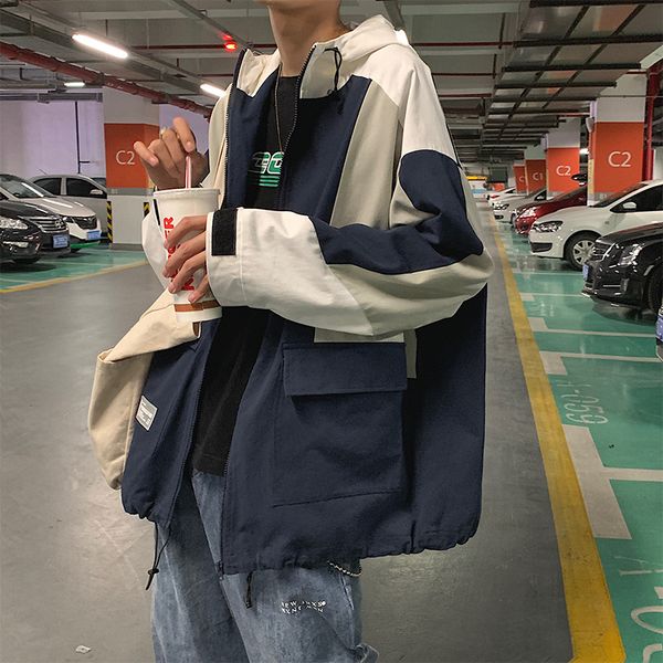 men's jacket long sleeve jacket hooded loose casual lapels individuality youth men's wear new fall 2019 solid color, Black;brown
men's jacket long sleeve jacket hooded loose casual lapels individuality youth men's wear new fall 2019 solid color, Black;brown