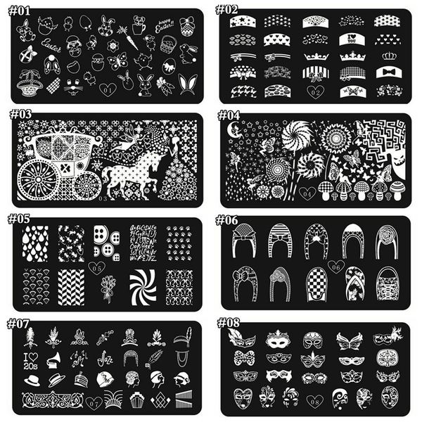 1pc nail art stamping image plates lip/bow knot/french tips design stamp plates manicure nail designs diy stamping templates t24, White
1pc nail art stamping image plates lip/bow knot/french tips design stamp plates manicure nail designs diy stamping templates t24, White