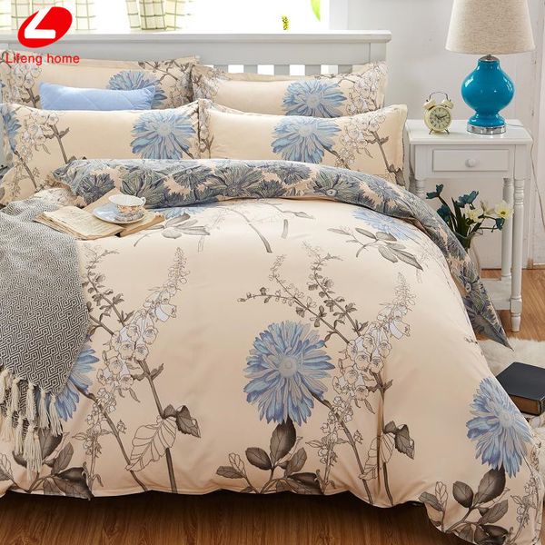 classic bedding set 5 size grey blue flower bed linens 4pcs/set duvet cover set pastoral bed sheet ab side duvet cover 2017
classic bedding set 5 size grey blue flower bed linens 4pcs/set duvet cover set pastoral bed sheet ab side duvet cover 2017