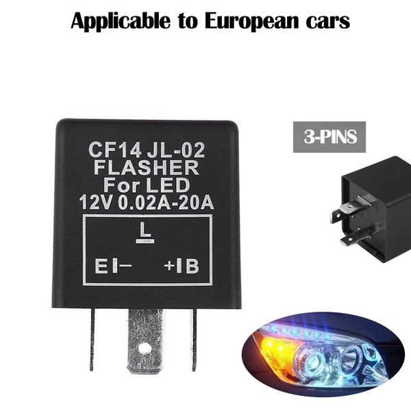 3-pin cf14 jl-02 car led flasher relay fix turn signal hyper flash 12v plastic 3 pin flash relay car accessories
3-pin cf14 jl-02 car led flasher relay fix turn signal hyper flash 12v plastic 3 pin flash relay car accessories