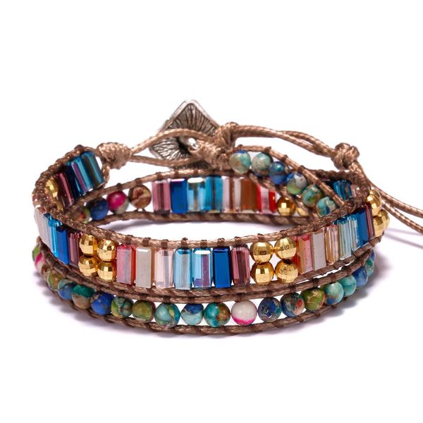 rinhoo new chakra bracelets fashion jewelry natural stone beads handmade crystal leather bracelet wrap bracelets creative gifts, Golden;silver
rinhoo new chakra bracelets fashion jewelry natural stone beads handmade crystal leather bracelet wrap bracelets creative gifts, Golden;silver