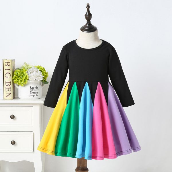 2020 baby clothes toddler baby girls rainbow dress kids cotton long sleeve dresses autumn striped casual clothes 1-5t kids clothing, Red;yellow
2020 baby clothes toddler baby girls rainbow dress kids cotton long sleeve dresses autumn striped casual clothes 1-5t kids clothing, Red;yellow