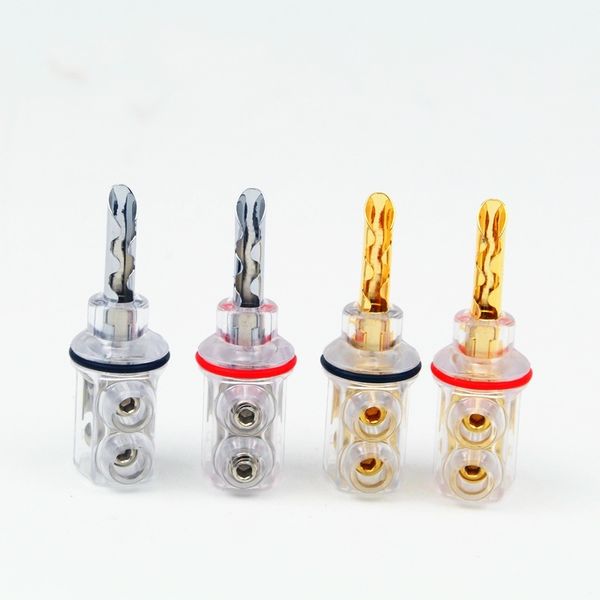 8 pieces high performance pure copper gold plated banana lock plug hifi speaker banana connectors 8mm
8 pieces high performance pure copper gold plated banana lock plug hifi speaker banana connectors 8mm