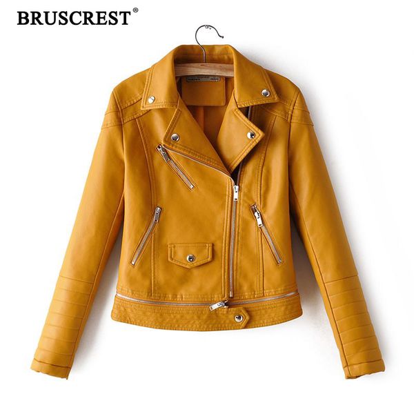 new yellow faux leather jacket women biker fall 2019 motorcycle vintage casual autumn winter zipper coat long sleeve jackets, Black
new yellow faux leather jacket women biker fall 2019 motorcycle vintage casual autumn winter zipper coat long sleeve jackets, Black