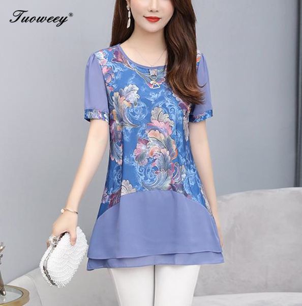 2020 short sleeve women's shirts o neck floral printed casual blusas long flower fitness women summer plus size 5xl, White
2020 short sleeve women's shirts o neck floral printed casual blusas long flower fitness women summer plus size 5xl, White