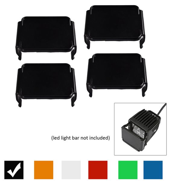 4pcs protector dust proof cover amber black red green blue clear for 3x3" inch 12w 18w 24w square cube pods led work light bar
4pcs protector dust proof cover amber black red green blue clear for 3x3" inch 12w 18w 24w square cube pods led work light bar