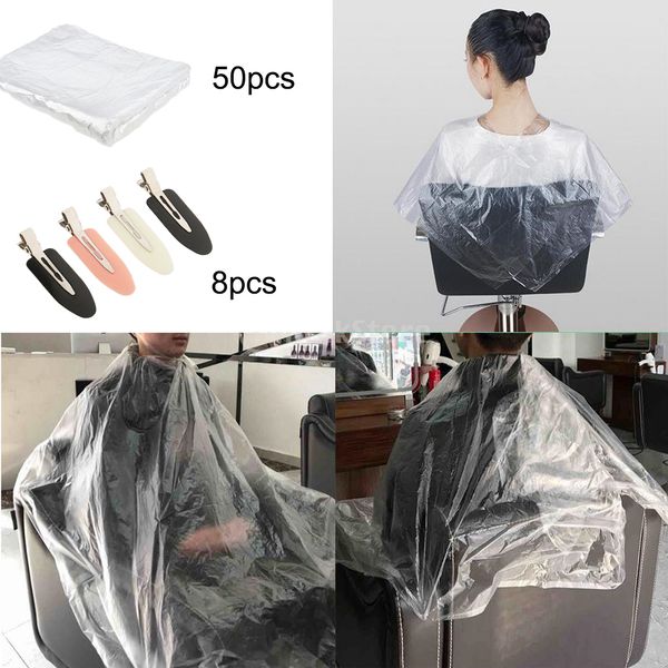 50x disposable hair cutting capes + 4x no bend no crease hair curl pin clip
50x disposable hair cutting capes + 4x no bend no crease hair curl pin clip