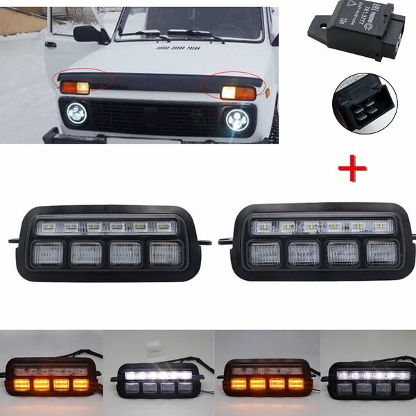 2x car styling 7inch led headlight side marker light tail lights for lada niva 4x4 1995 - 2019 daytime running lights with relay
2x car styling 7inch led headlight side marker light tail lights for lada niva 4x4 1995 - 2019 daytime running lights with relay
