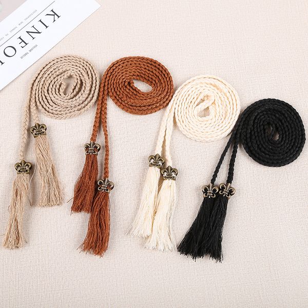 women's weave belt women dress decoration belt female rope thin braid fashion ladies casual waistbands, Black;brown
women's weave belt women dress decoration belt female rope thin braid fashion ladies casual waistbands, Black;brown