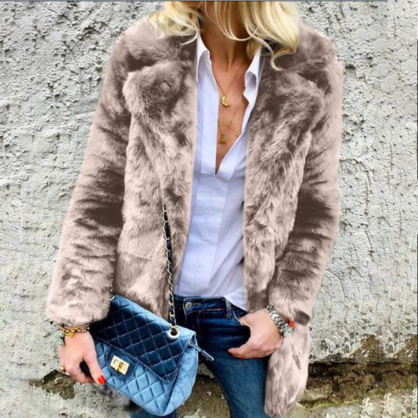winter women jackets fake fur lapel neck long sleeve thick women coats casual solid color female outerwear, Black
winter women jackets fake fur lapel neck long sleeve thick women coats casual solid color female outerwear, Black