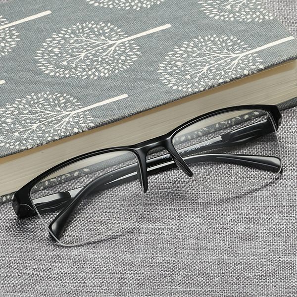 men women boxed reading glasses presbyopia fashion large half frame eyewear +0.25 +0.5+0.75+1.25+1.75+2.25+2.75+3.25+3.75, Silver
men women boxed reading glasses presbyopia fashion large half frame eyewear +0.25 +0.5+0.75+1.25+1.75+2.25+2.75+3.25+3.75, Silver