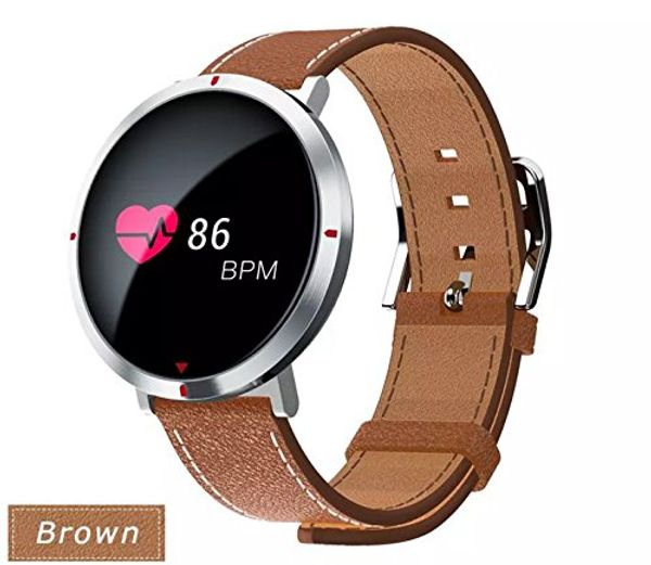 smart watch smart bracelet for women man leather touchscreen with pedometer heart rate monitor sleep monitor calories, Slivery;brown
smart watch smart bracelet for women man leather touchscreen with pedometer heart rate monitor sleep monitor calories, Slivery;brown