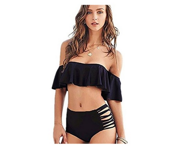 Summer 2 Pieces Beach Hot Spring Bathing Swimwear Sexy Off Shoulder Ruffles Bikini Swimsuit Sets Off Shoulder Falbala High Waist Swim Wear
Summer 2 Pieces Beach Hot Spring Bathing Swimwear Sexy Off Shoulder Ruffles Bikini Swimsuit Sets Off Shoulder Falbala High Waist Swim Wear