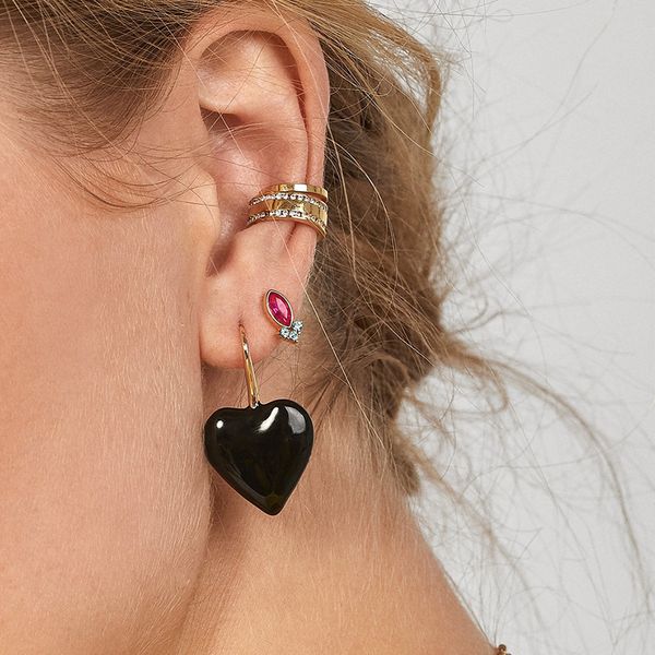 aensoa minimalist black gold color heart shape drop earrings for women unique design 2019 new fashion statement earring jewelry, Golden;silver
aensoa minimalist black gold color heart shape drop earrings for women unique design 2019 new fashion statement earring jewelry, Golden;silver