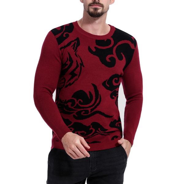 2019 spring and autumn winter men's new fashion color matching sweater trend contrast color hollow round neck sweater s-xl, White;black
2019 spring and autumn winter men's new fashion color matching sweater trend contrast color hollow round neck sweater s-xl, White;black