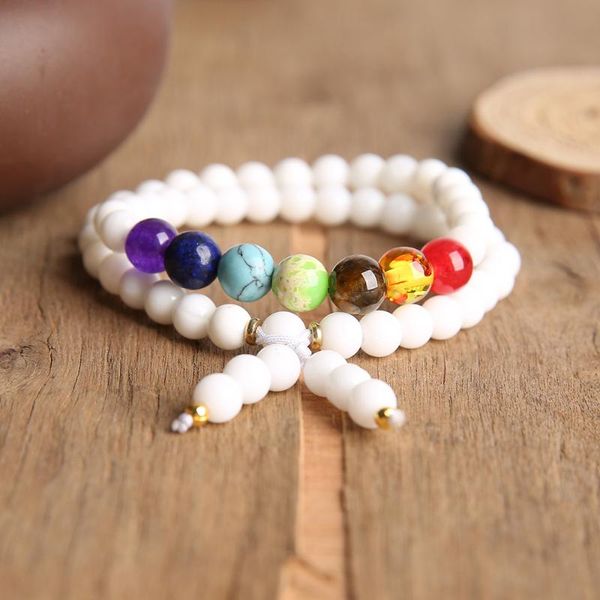 yuokiaa 7 chakra bracelets men 54 mala bead bracelet 8mm nature stone double layer jewelry yoga bileklik prayer bohemian tribal, Black
yuokiaa 7 chakra bracelets men 54 mala bead bracelet 8mm nature stone double layer jewelry yoga bileklik prayer bohemian tribal, Black