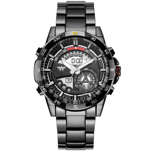 amst digital sports watches men's quartz lcd hour clock male full steel wrist watch relogio masculino 2017, Slivery;brown
amst digital sports watches men's quartz lcd hour clock male full steel wrist watch relogio masculino 2017, Slivery;brown
