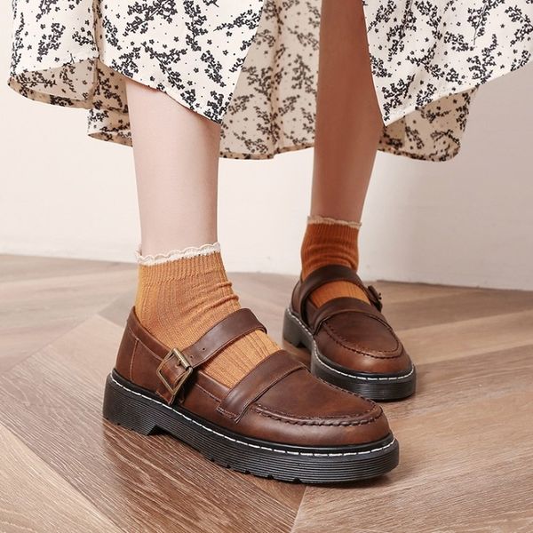 womens round toe retro mary janes japanese school belt buckle chunky low heel girls cosplay shoes wingtip retro brogues preppy 2, Black
womens round toe retro mary janes japanese school belt buckle chunky low heel girls cosplay shoes wingtip retro brogues preppy 2, Black