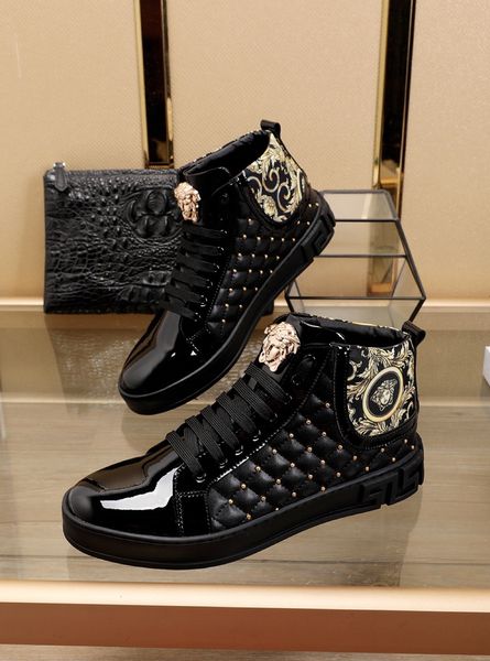 luxury design elegant men's casual high-shoes noble temperament fashion leather men's shoes size 38-45
luxury design elegant men's casual high-shoes noble temperament fashion leather men's shoes size 38-45