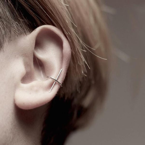 2019 new 1piece cool fashion simplicity designed copper metal stick ear auricle non-piercing ear cuff earrings brinco de meninas, Silver
2019 new 1piece cool fashion simplicity designed copper metal stick ear auricle non-piercing ear cuff earrings brinco de meninas, Silver