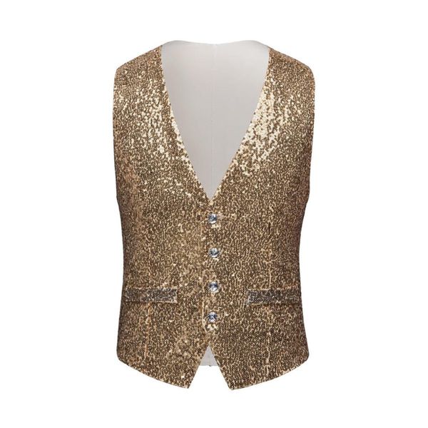 xiu luo brand 2019 men paillette waistcoat luxurious sequins wedding groom vest gilet homme dj bar singers costume, Black;white
xiu luo brand 2019 men paillette waistcoat luxurious sequins wedding groom vest gilet homme dj bar singers costume, Black;white